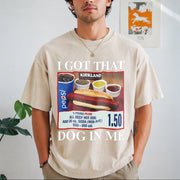 Got That Dog in Me Vintage Washed T-Shirt in Beige