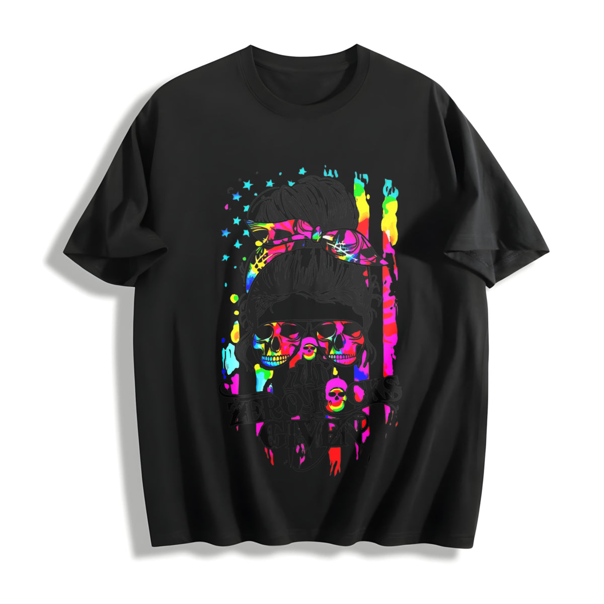 ZERO S GIVEN 25 Cotton T-Shirt in Black