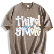 Third Grade Teacher Vintage Washed T-Shirt in Brown