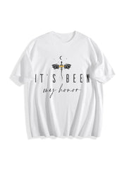 Fourth Wing It’s Been My Honor Cotton T-Shirt in White