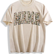 Camouflage Mama Camo Mama Vintage Washed T-Shirt in Beige