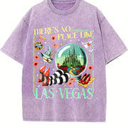 The Wonderful Wizard Vintage Washed T-Shirt in Purple