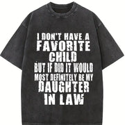Saying Sarcastic Sarcasm Vintage Washed T-Shirt in Black