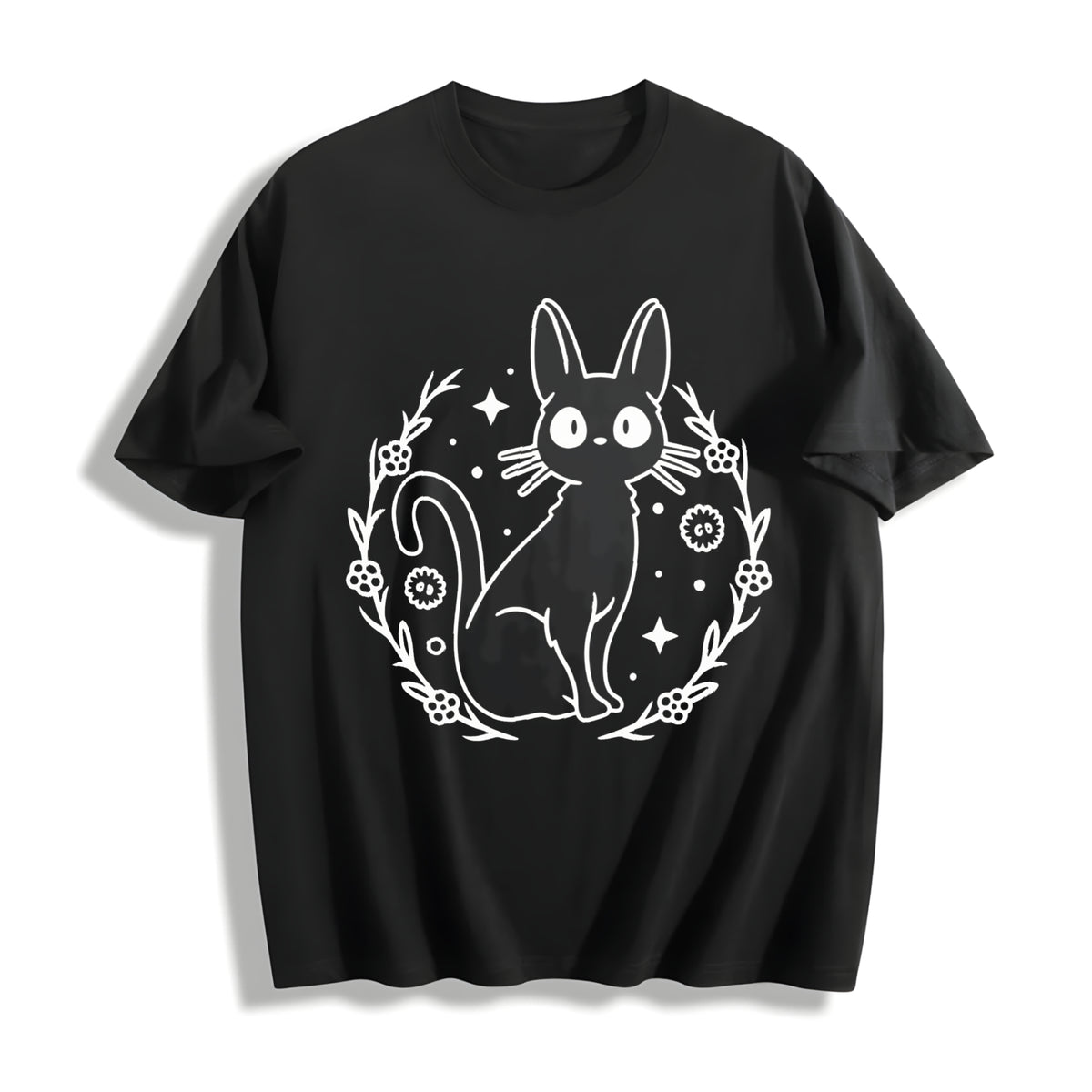 Jiji Kikis Delivery Service Cotton T-Shirt in Black