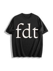 Subtle Anti Trum FDT Cotton T-Shirt in Black