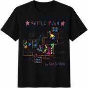 Battle Plan / Christmas / Christmas Movie / Christmas Kids Cotton T-Shirt in Black