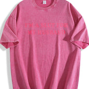 I'm a Slut for My Husband Vintage Washed T-Shirt in Red