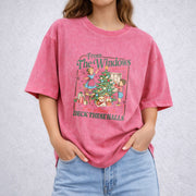 From The Windows To The Walls I'm About To Deck These vintage washed oversized T-shirt in Red