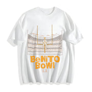 Benito Bowl Halftime Show 2026 Cotton T-Shirt in White