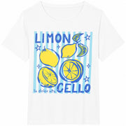 Limoncello Lemon Cotton T-Shirt in White
