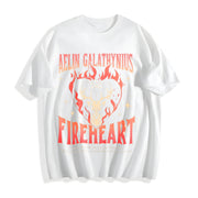 Throne of Glass Fan Cotton T-Shirt in White
