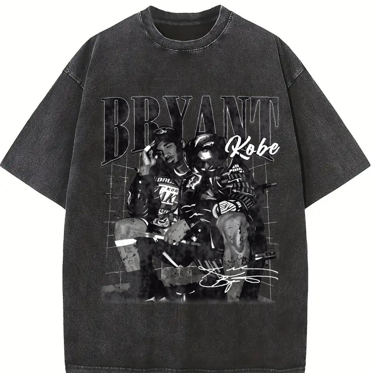 Hip Hop Gold Chains Money Vintage Washed T-Shirt in Black