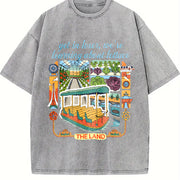Get in Loser Vintage Washed T-Shirt in Gray
