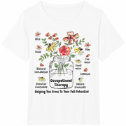 Grow to Your Full Potential Cotton T-Shirt in White