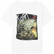 Korn Follow the Leader Cotton T-Shirt in White