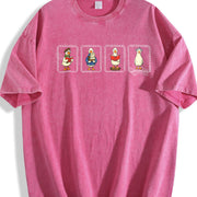 Reading Silly Goose Teacher Vintage Washed T-Shirt in Red