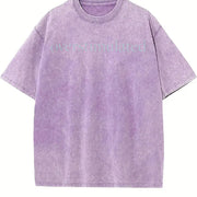Overstimulated for Mom Vintage Washed T-Shirt in Purple
