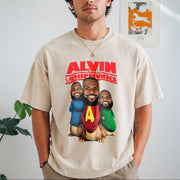 Alvin and the Chipmunks Vintage Washed T-Shirt in Beige