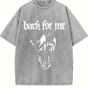 Bark for Me Vintage Washed T-Shirt in Gray