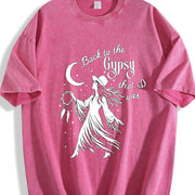 Back to the Gypsy I Was Vintage Washed T-Shirt in Red