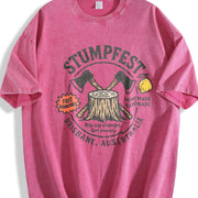 Stumpfest Bluey Fan Vintage Washed T-Shirt in Red