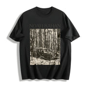N0ah Kahannn 2 SIDES Cotton T-Shirt in Black