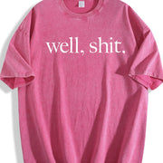Let's Leave It at That Vintage Washed T-Shirt in Red
