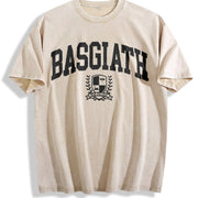 Basgiath War College Vintage Washed T-Shirt in Beige
