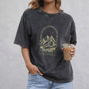 Velaris City Of Starlight vintage washed oversized T-shirt in Black