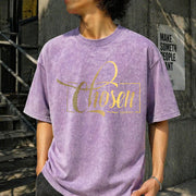 Cozy Chosen Vintage Washed T-Shirt in Purple