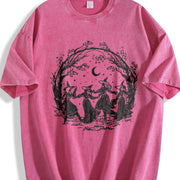 Halloween Costume: Autumn Vintage Washed T-Shirt in Red