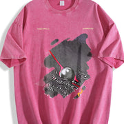 Tame Impala Currents Front Vintage Washed T-Shirt in Red