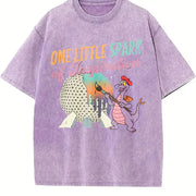 One Little Spark Festival of the Arts Vintage Washed T-Shirt in Purple