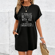 Pajamas Cotton T-Shirt in Black