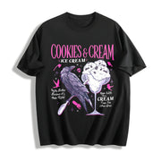 Butcher Blackbird Dark Romance Cotton T-Shirt in Black
