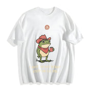 I Have to Say Weird Stuff or I Will Die Cotton T-Shirt in White
