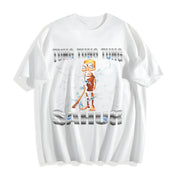There Is Motion at Your Front Door Cotton T-Shirt in White