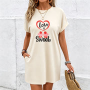 Love Is Sweet Cotton T-Shirt in White