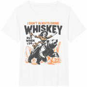 Cowgirl: Retro Western Sarcastic Cotton T-Shirt in White