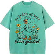 My Flabbers Have Been Gasted Vintage Washed T-Shirt in Blue
