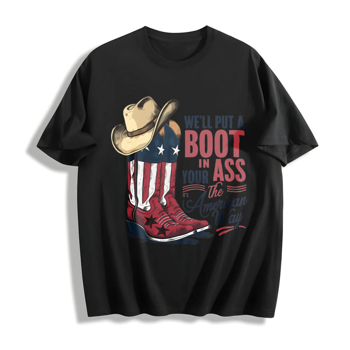 Courtesy of the Red Cotton T-Shirt in Black
