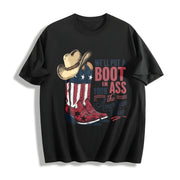 Courtesy of the Red Cotton T-Shirt in Black