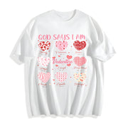 ✝️ Love Jesus God Cotton T-Shirt in White