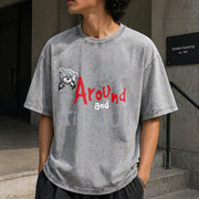 F Around and Find Out Vintage Washed T-Shirt in Gray