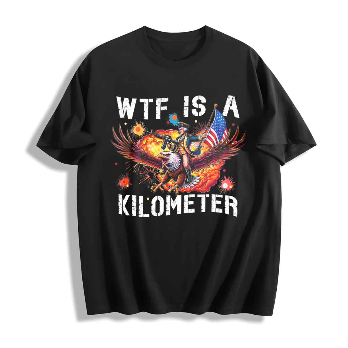 WTF Is a Kilometer Cotton T-Shirt in Black