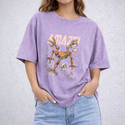 Project Hail Mary Amaze Amaze Amaze Rocky Sci-Fi Graphic vintage washed oversized T-shirt in Purple
