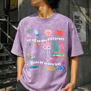 Inclusion Autism Vintage Washed T-Shirt in Purple