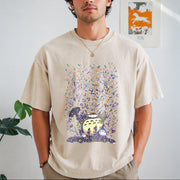 Studio Ghibli Totoro Inspired Ghibli Vintage Washed T-Shirt in Beige