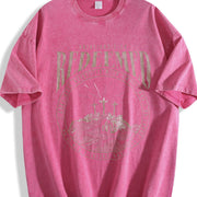 Redeemed Galatians 2:20 Cross Vintage Washed T-Shirt in Red