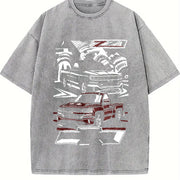Z71 Chevrolet Truck Vintage Washed T-Shirt in Gray